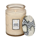 Large Glass Jar Candle - Jasmine Midnight Blooms 18oz