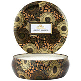 3 Wick Tin Candle - Baltic Amber 12oz