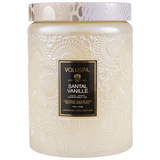 Large Glass Jar Candle - Santal Vanille 18oz