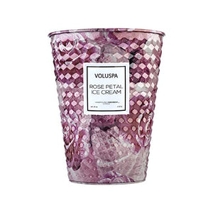 2 Wick Table Tin Candle - Rose Petal Ice Cream 26oz