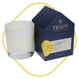 #79 Lemon Leaf & Basil in House Box 7oz