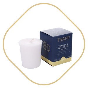 #80 Vanilla & Soft Musk 2oz Votive