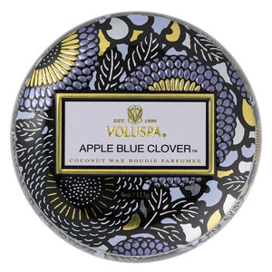 Mini Tin Candle - Apple Blue Clover 4oz