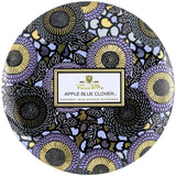 3 Wick Tin Candle - Apple Blue Clover 12oz