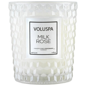 Textured Glass- Milk Rose
