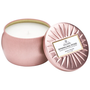 Mini Tin Candle - Sparkling Rose 4.5oz