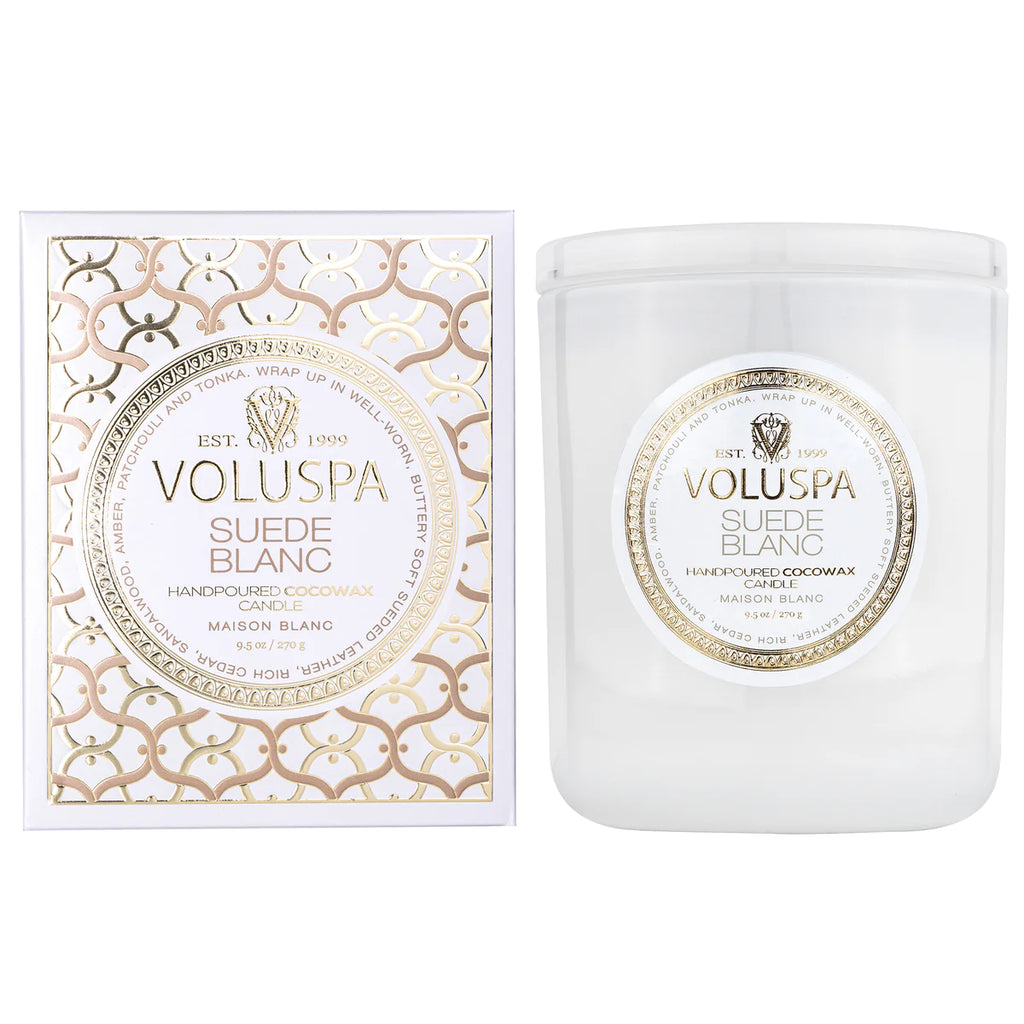 Classic Candle - Suede Blanc 9.5oz