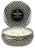 3 Wick Tin Candle - Crisp Champagne 12oz