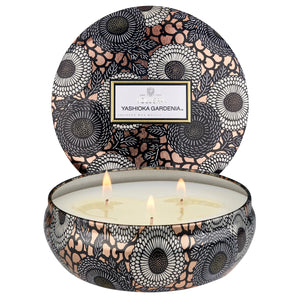 3 Wick Tin Candle - Yashioka Gardenia 12oz