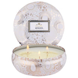 3 Wick Tin Candle - Mokara 12oz