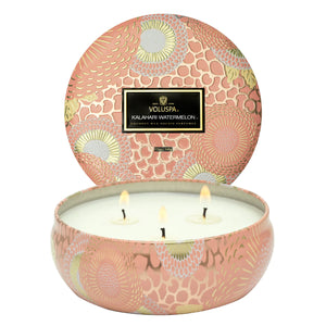 3 Wick Tin Candle - Kalahari Watermelon 12oz